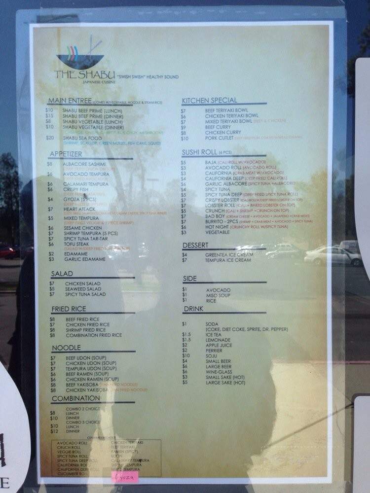 The Shabu - Simi Valley, CA menu_pic