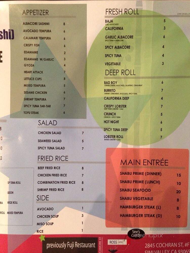 The Shabu - Simi Valley, CA menu_pic