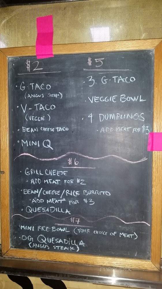 Slanging Corea - North Hollywood, CA menu_pic