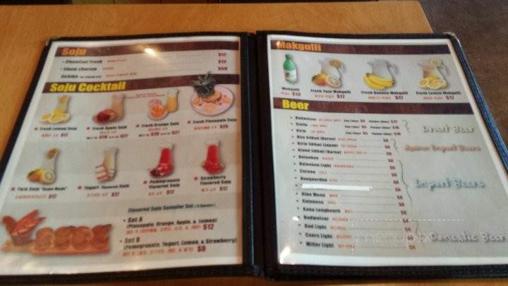 Thank Q Pocha - Honolulu, HI menu_pic