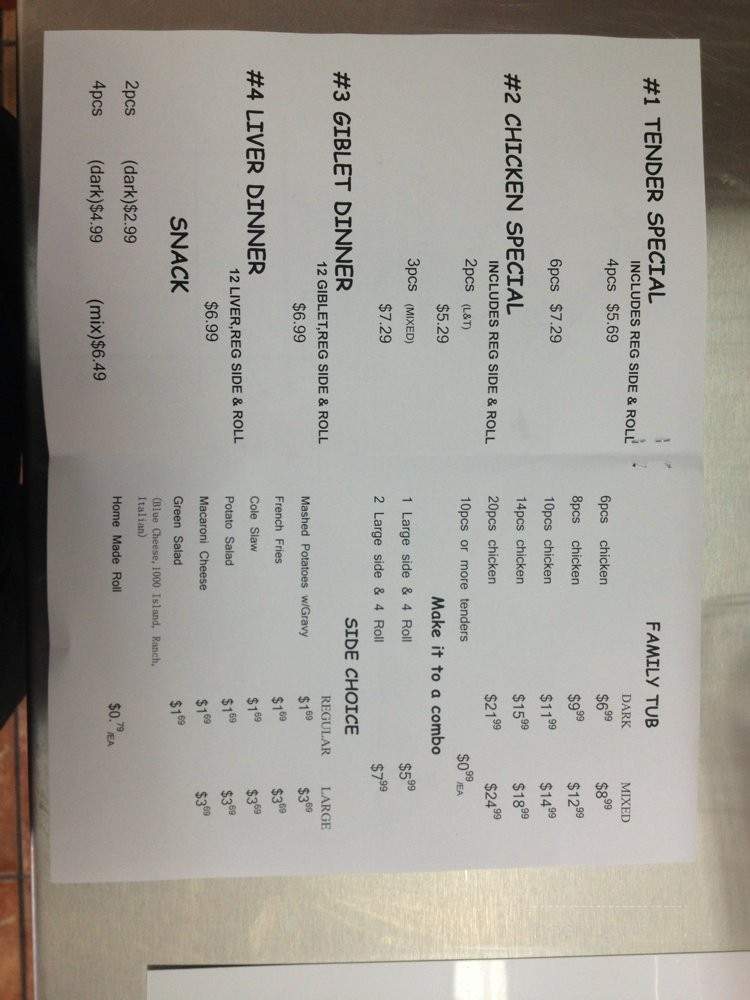 Chicken N Roll - La Puente, CA menu_pic
