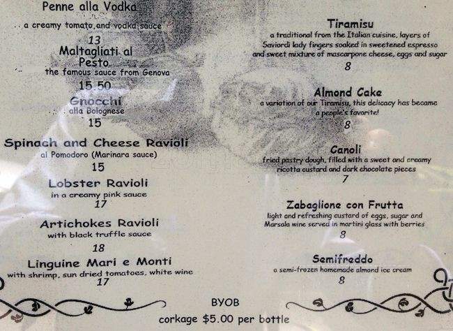 Piccola Strada - New York, NY menu_pic