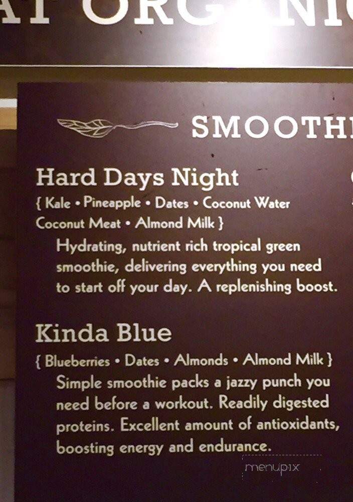 Larchmont Juicery - Los Angeles, CA menu_pic