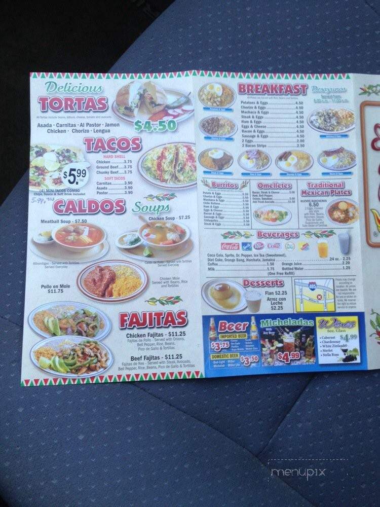 El Chile Bravo - Long Beach, CA menu_pic
