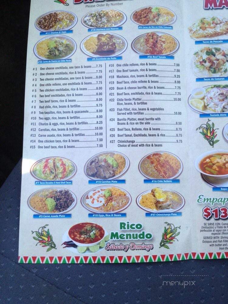 El Chile Bravo - Long Beach, CA menu_pic