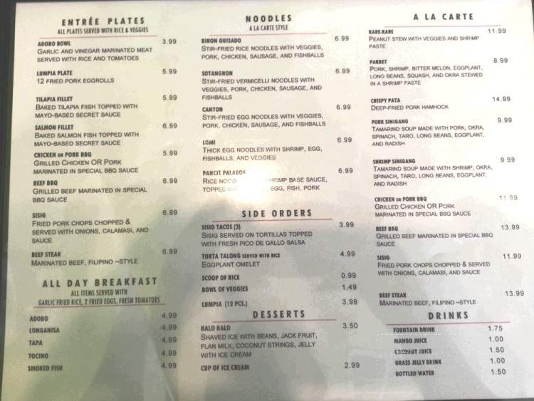 Nova's Grill - Covina, CA menu_pic