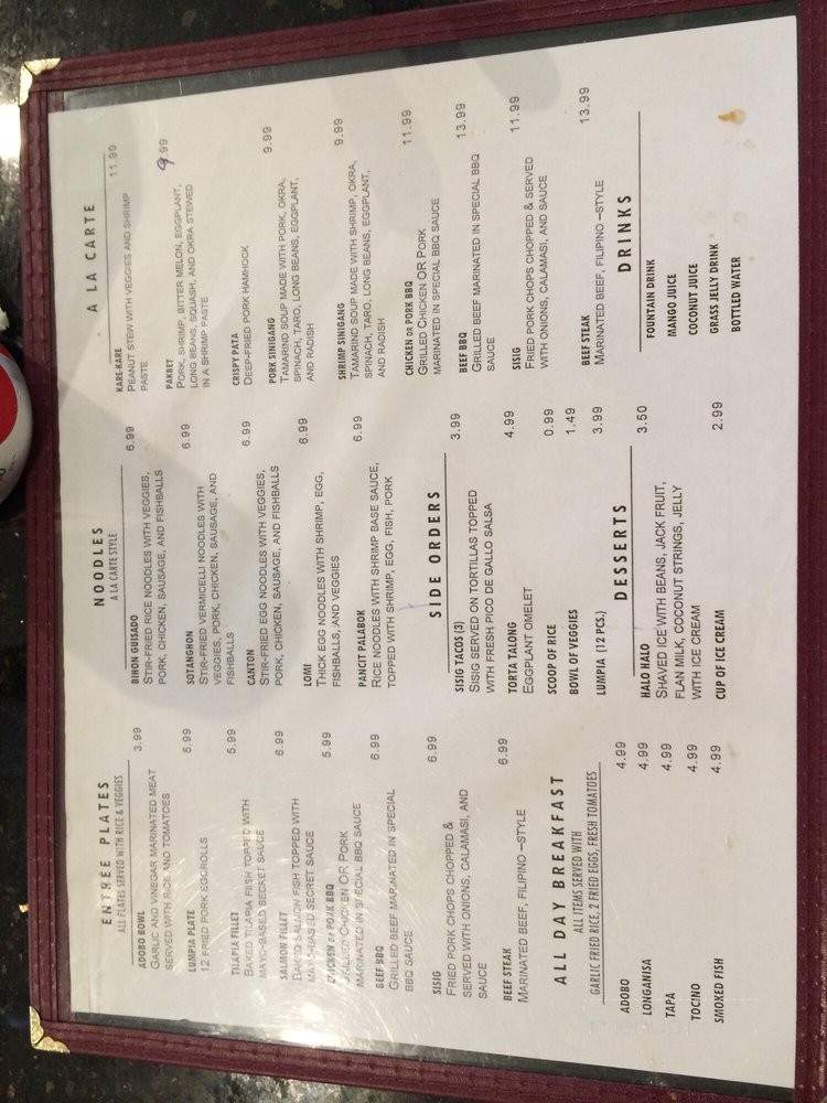 Nova's Grill - Covina, CA menu_pic