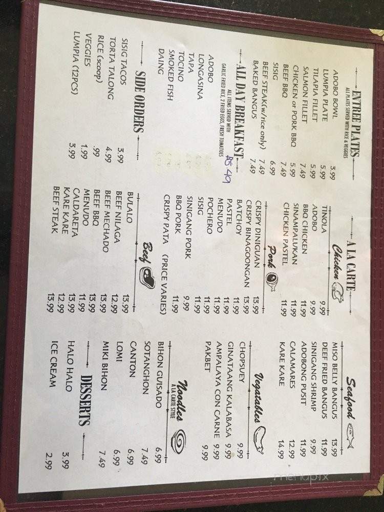 Nova's Grill - Covina, CA menu_pic