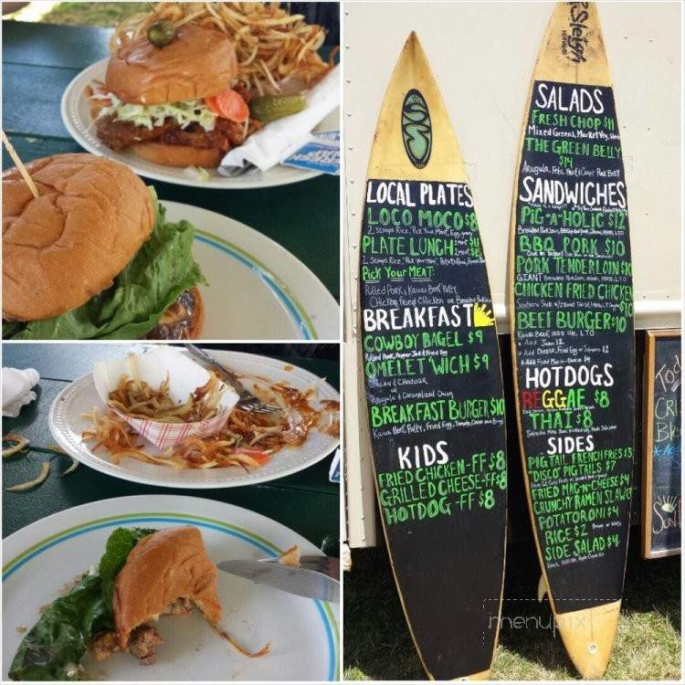 The Green Pig - Kealia, HI menu_pic