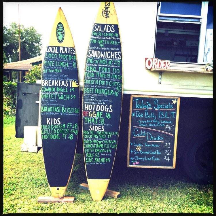 The Green Pig - Kealia, HI menu_pic