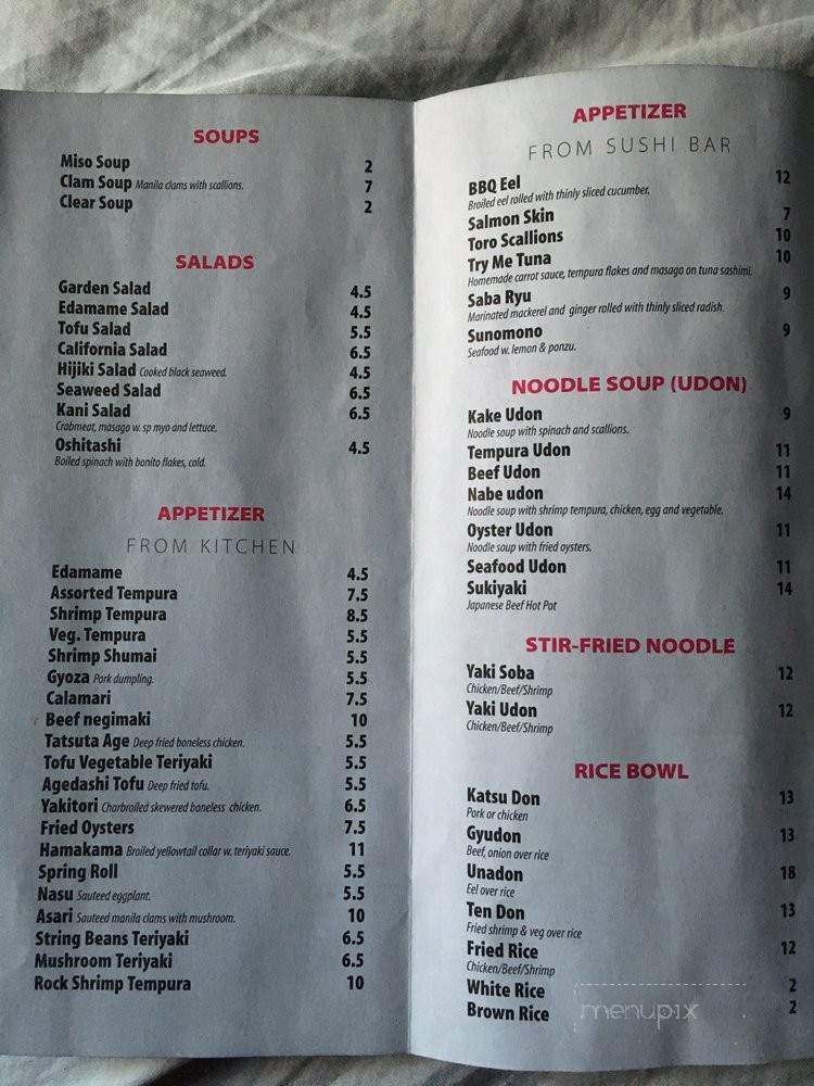 Hachi Sushi - Fort Lee, NJ menu_pic