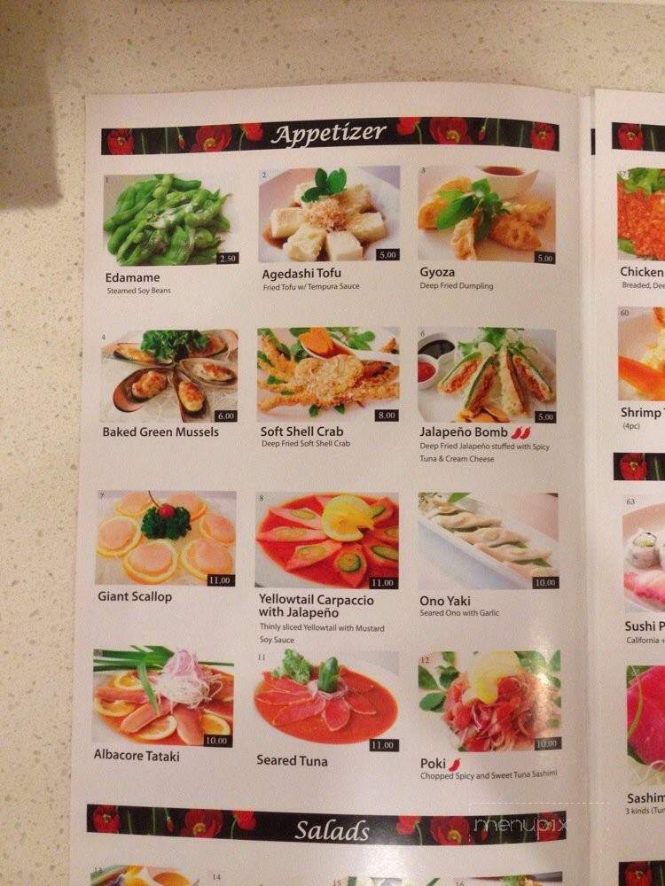 Aha! Sushi - San Clemente, CA menu_pic
