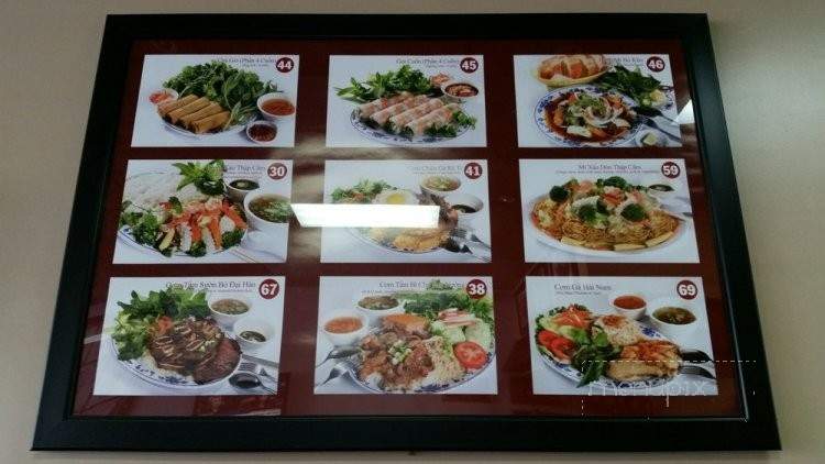 Pho Huong - San Jose, CA menu_pic