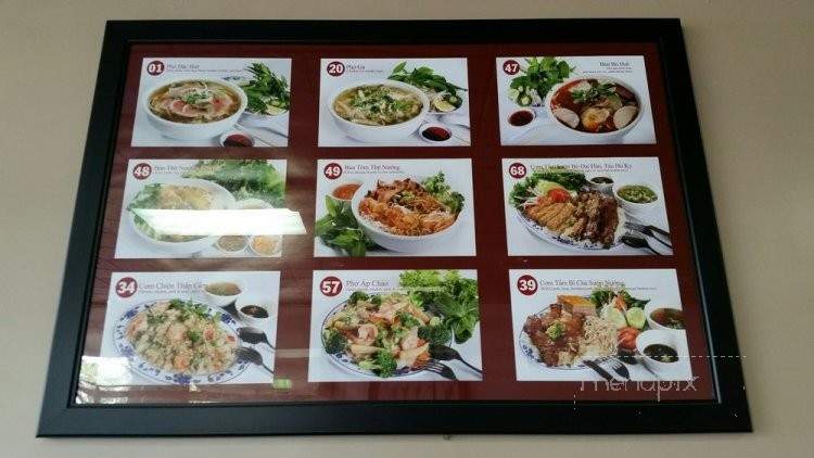 Pho Huong - San Jose, CA menu_pic