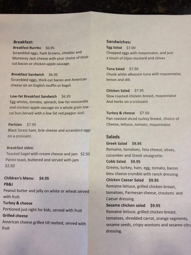 Garnish Cafe - San Marino, CA menu_pic