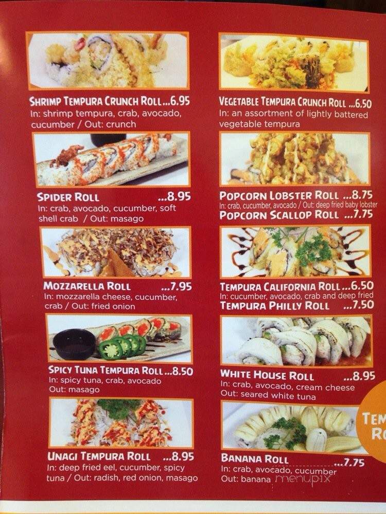 Andy Sushi and Roll - Orange, CA menu_pic