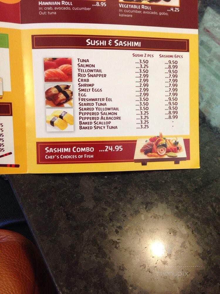 Andy Sushi and Roll - Orange, CA menu_pic