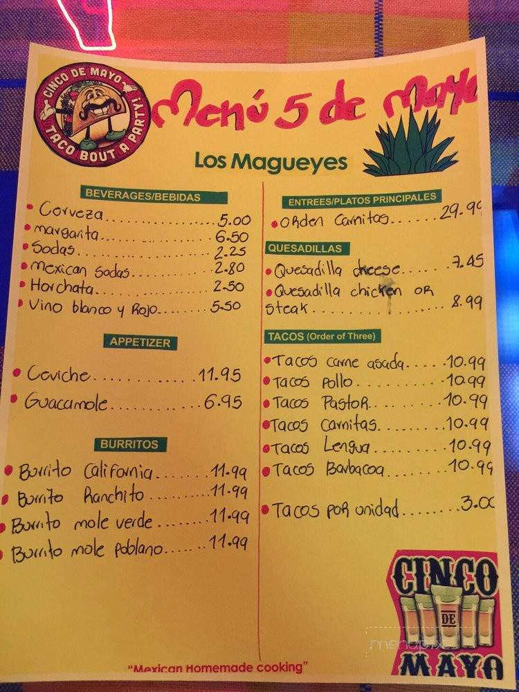 Los Magueyes - Miami, FL menu_pic