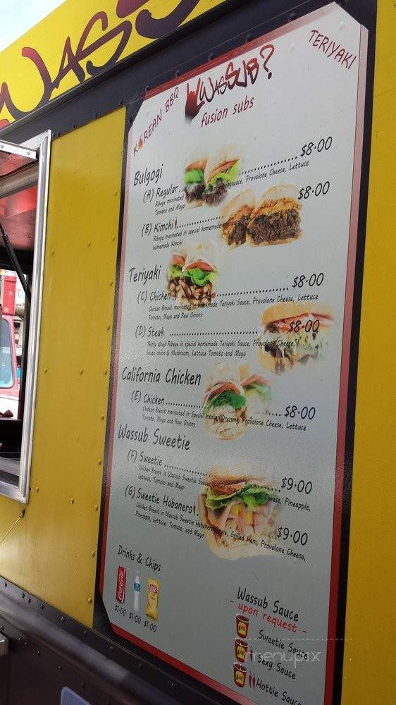 Wassub DC - Washington, DC menu_pic