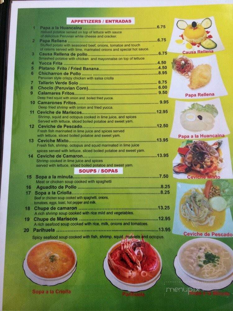 Intiraymi Cuisine - Diamond Bar, CA menu_pic