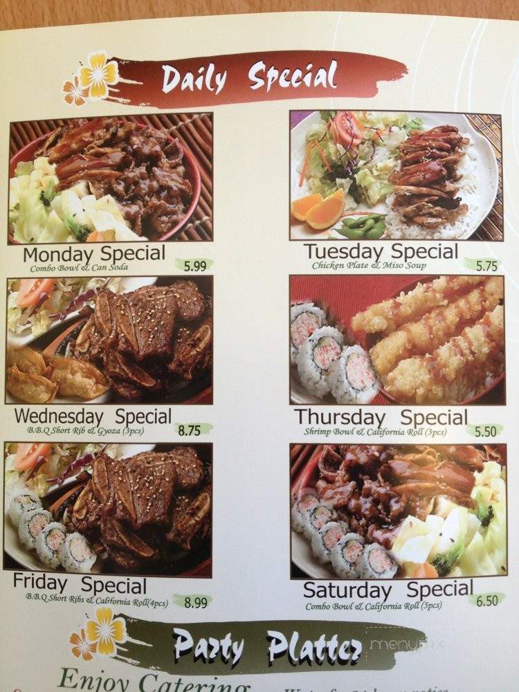 Miyako Express - Los Angeles, CA menu_pic