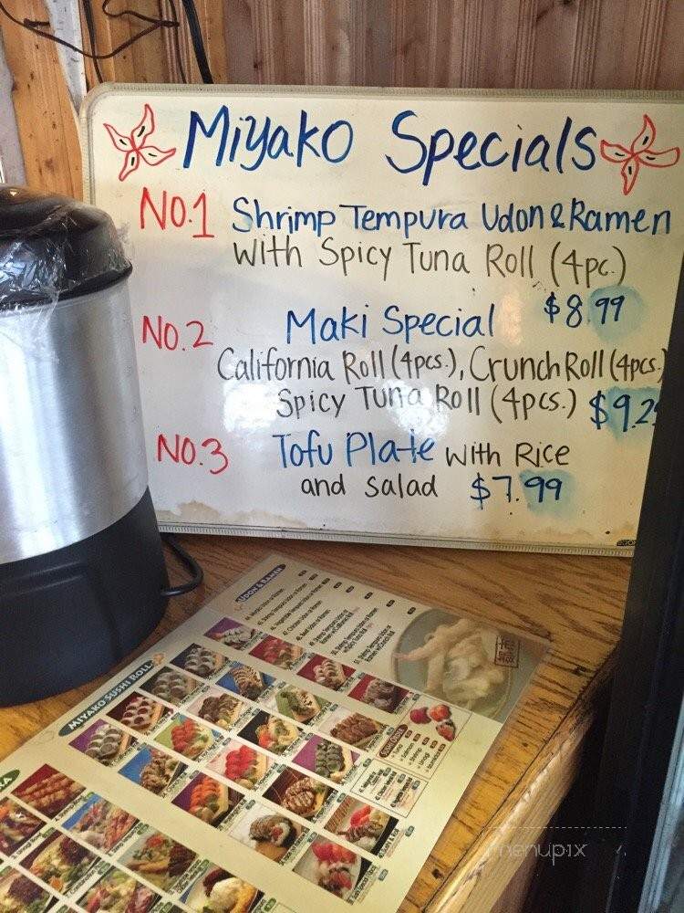 Miyako Express - Los Angeles, CA menu_pic