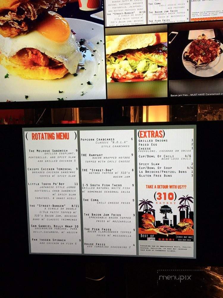 Mad Oak - Oakland, CA menu_pic