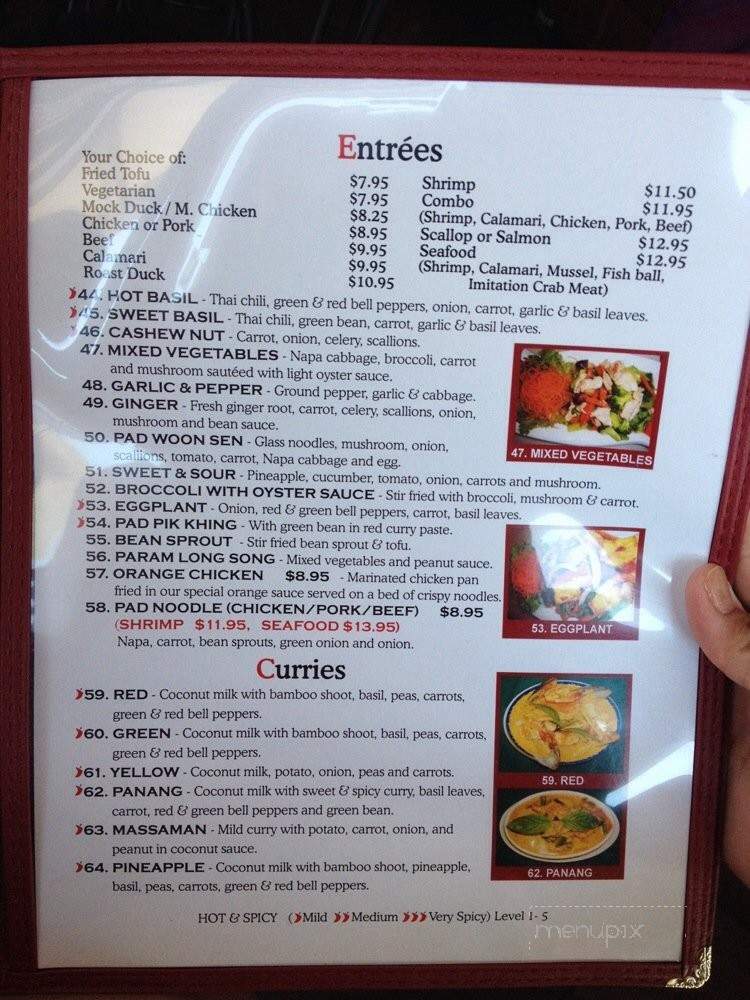 Thai Taste 2 - San Diego, CA menu_pic