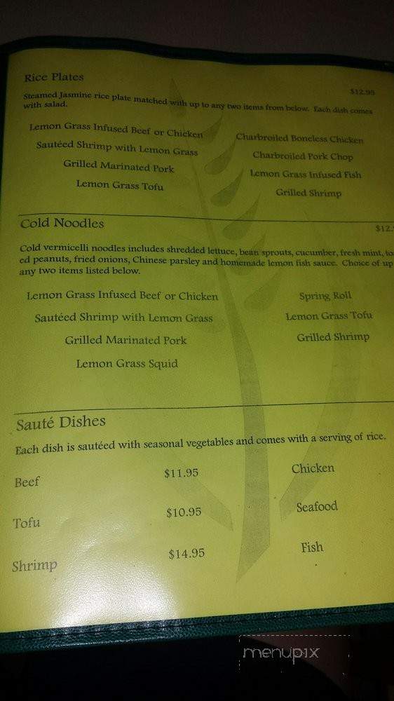 Pho My Vi - Kaneohe, HI menu_pic