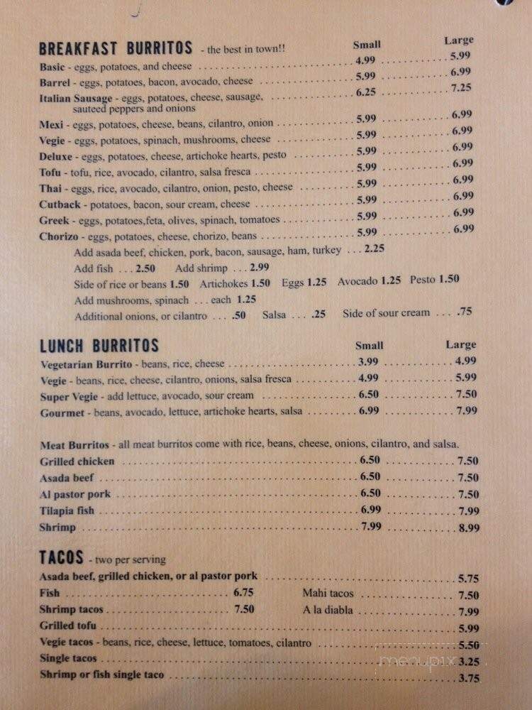 Point Market & Cafe - Santa Cruz, CA menu_pic
