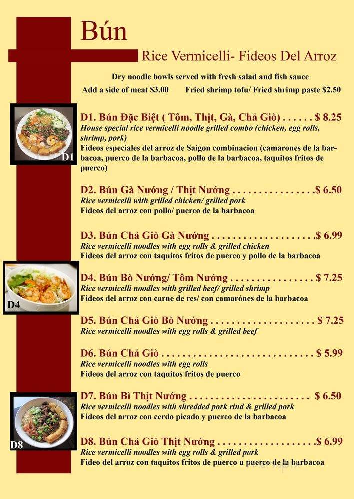 Lotus Restaurant - San Bernardino, CA menu_pic