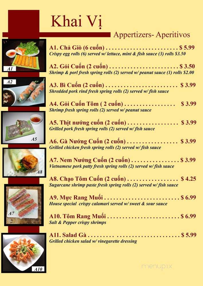 Lotus Restaurant - San Bernardino, CA menu_pic