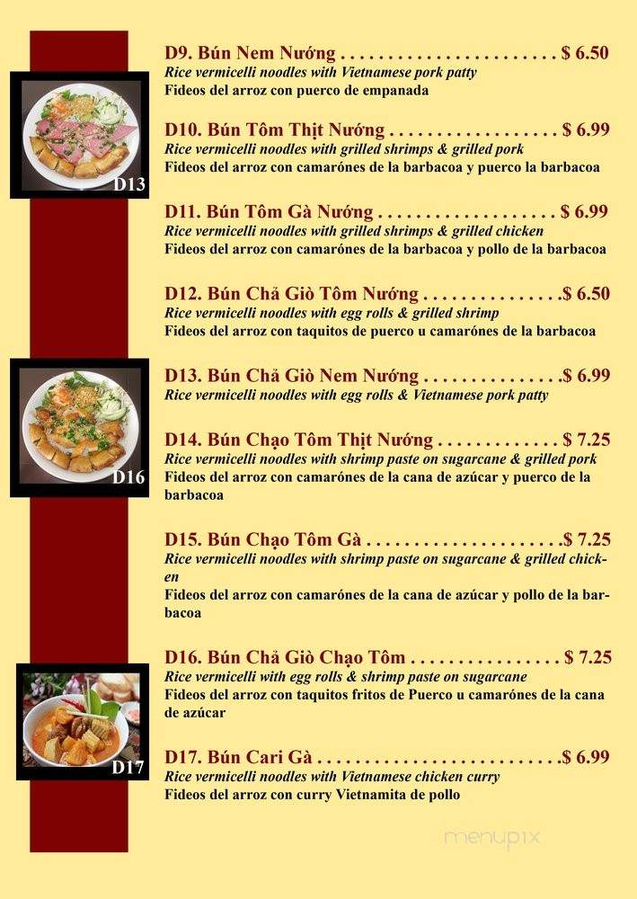 Lotus Restaurant - San Bernardino, CA menu_pic