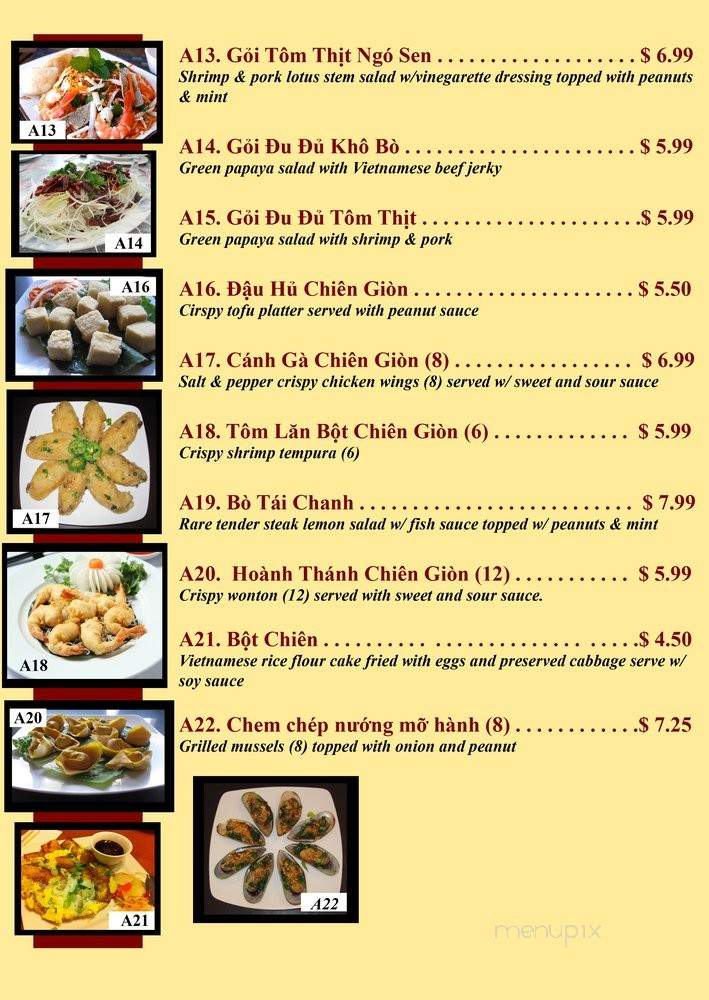 Lotus Restaurant - San Bernardino, CA menu_pic