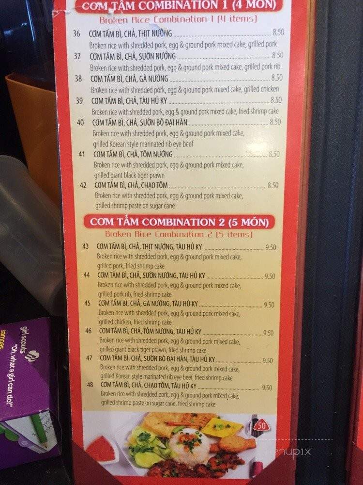 Com 90 Degree - San Jose, CA menu_pic
