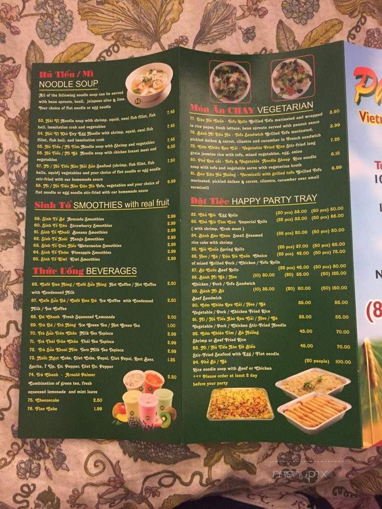 Pho Bac - Los Angeles, CA menu_pic
