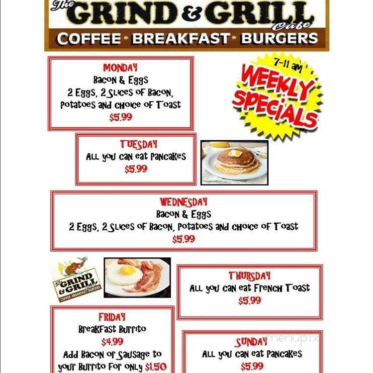 Grind & Grill Cafe - Big Bear Lake, CA menu_pic