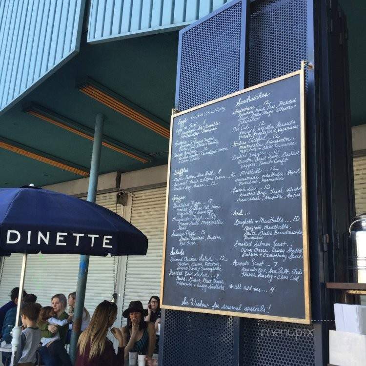 Dinette - Los Angeles, CA menu_pic