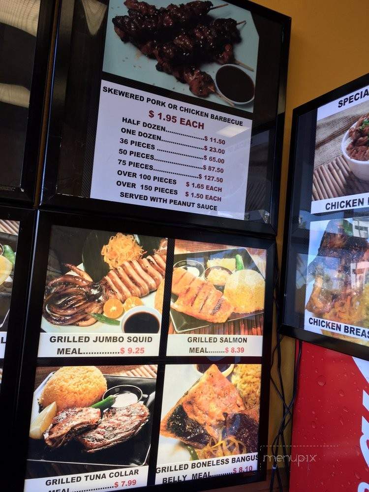 Tony's Barbecue and Bibingkinitan - Carson, CA menu_pic