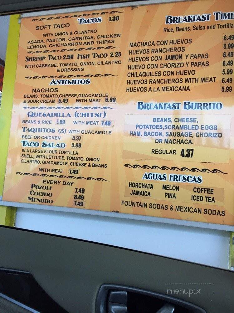 Habanero Mexican Grill - San Gabriel, CA menu_pic