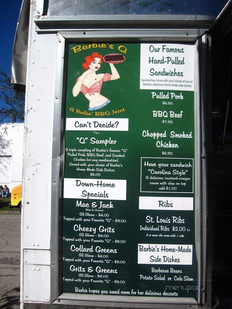 Barbie's Q - Los Angeles, CA menu_pic