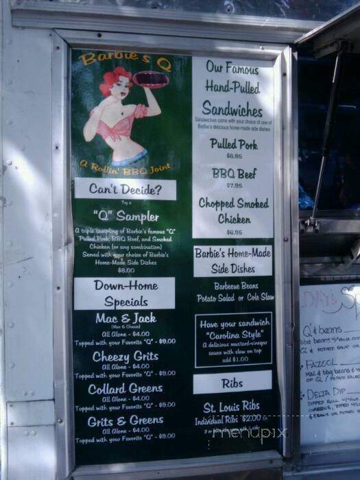 Barbie's Q - Los Angeles, CA menu_pic
