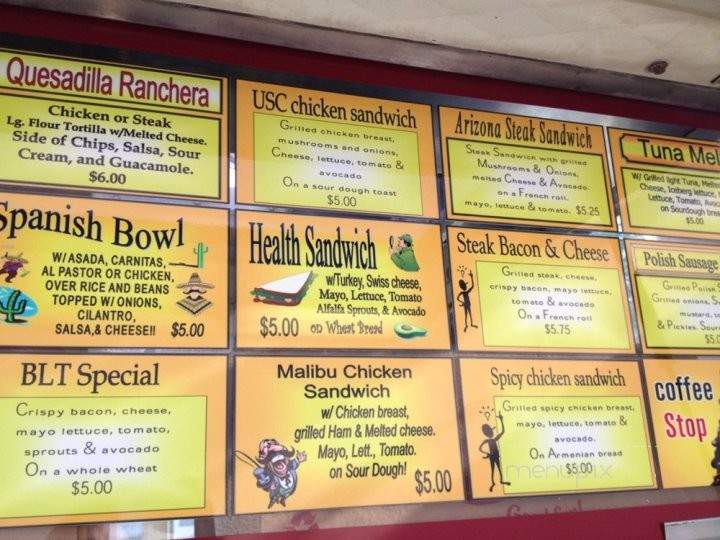 Armando's Lunch Truck - Los Angeles, CA menu_pic