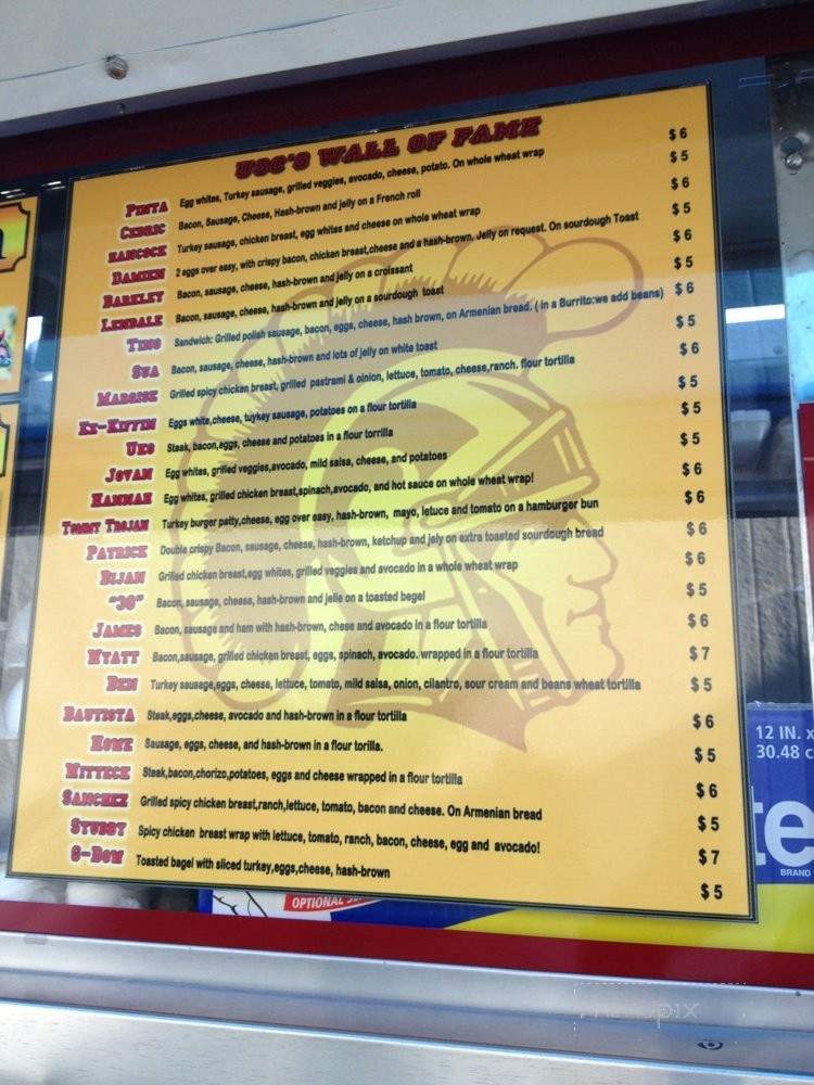 Armando's Lunch Truck - Los Angeles, CA menu_pic