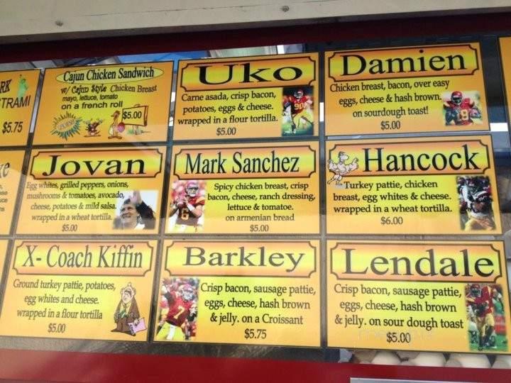 Armando's Lunch Truck - Los Angeles, CA menu_pic