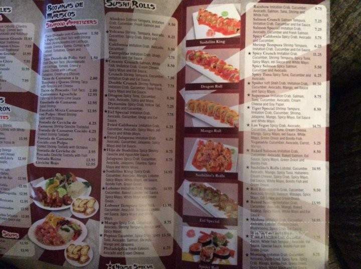 Sushilito's - South Gate, CA menu_pic