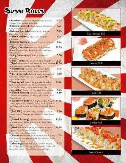 Sushilito's - South Gate, CA menu_pic