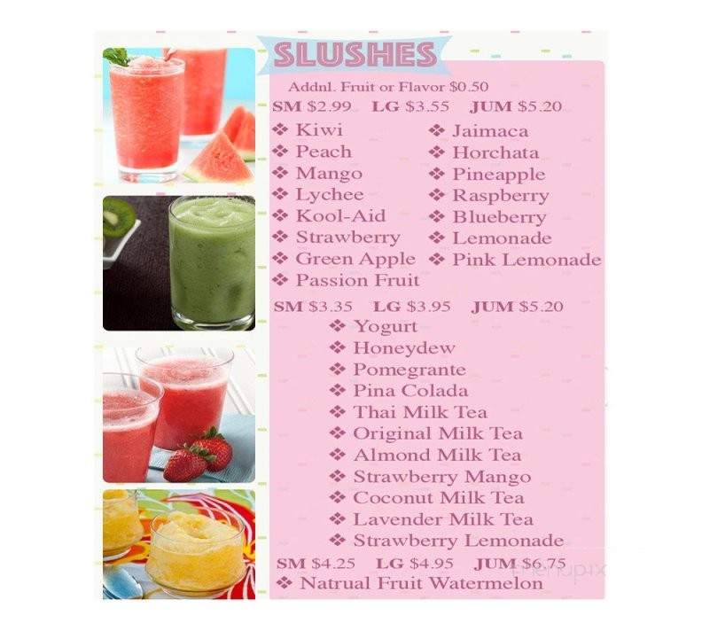 Fruttino - Granada Hills, CA menu_pic