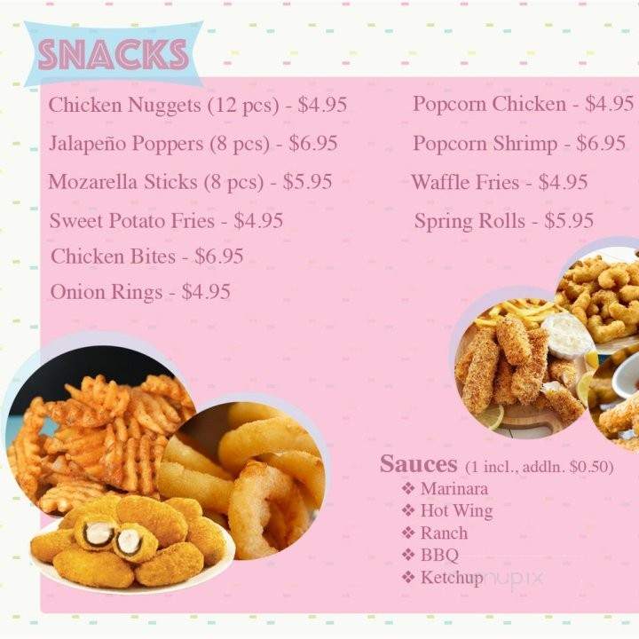 Fruttino - Granada Hills, CA menu_pic