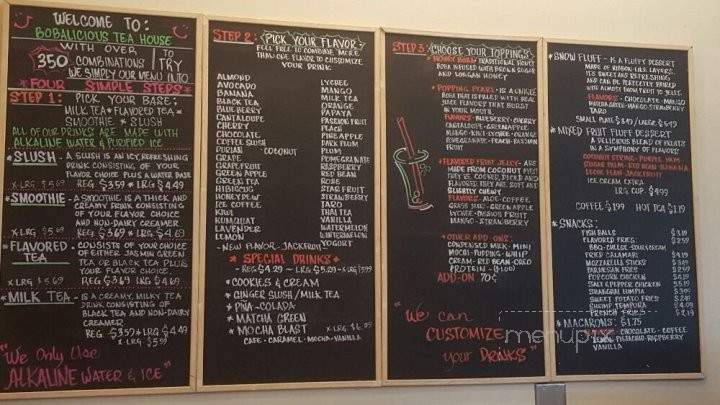 Bobalicious Tea House and Water - Rancho Cucamonga, CA menu_pic